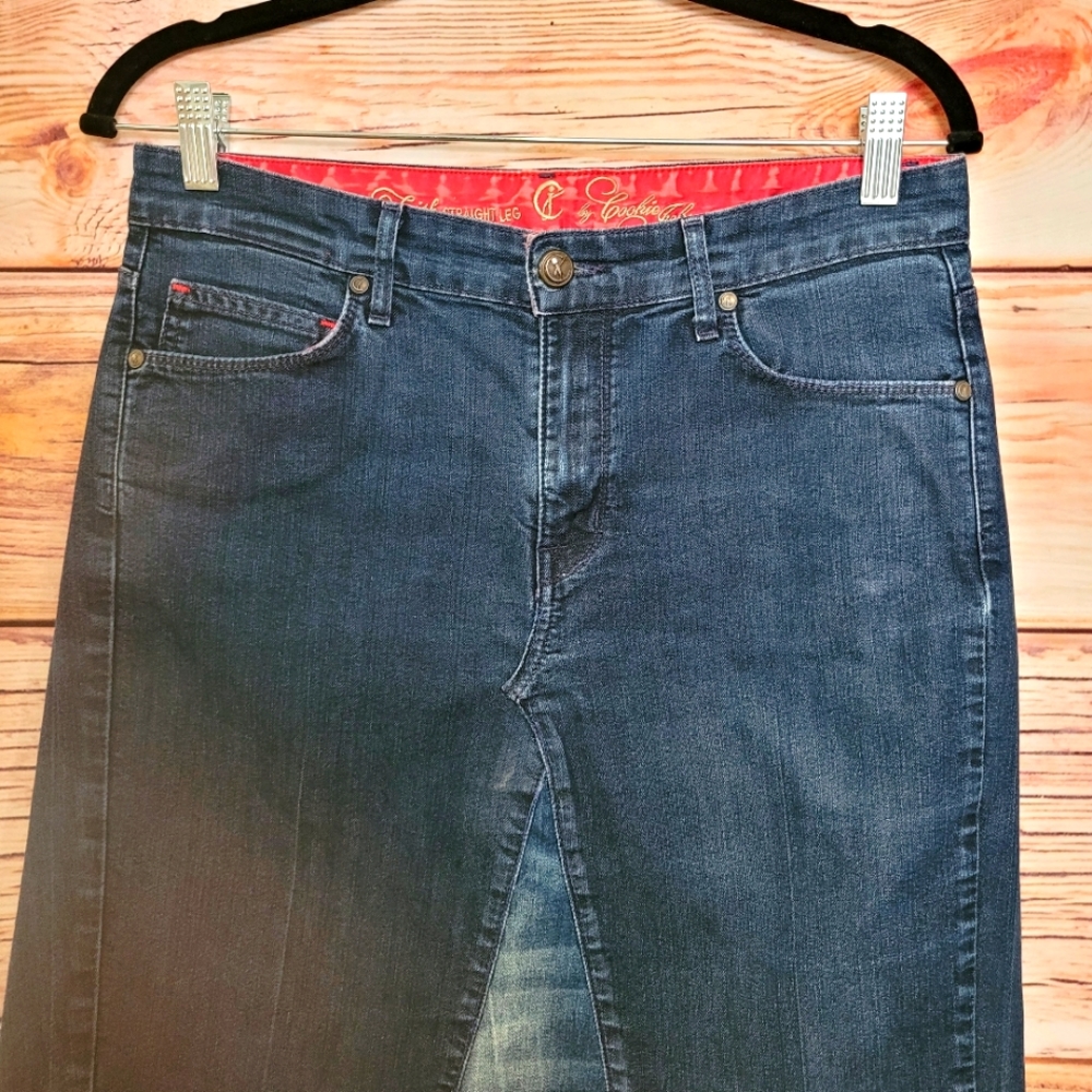 UPCYCLED HANDMADE Cookie Johnson~Faith~ Classic Jean Skirt!❤️